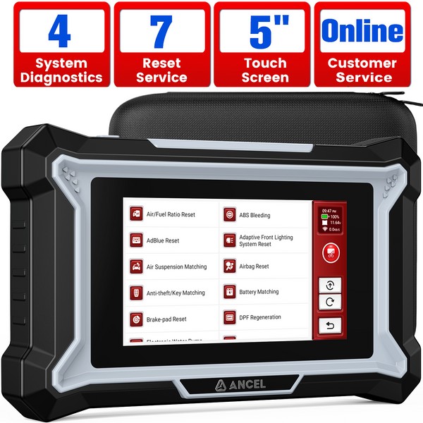ANCEL DS100 OBD2 Diagnostic Tool Car Scanner ABS SRS AT