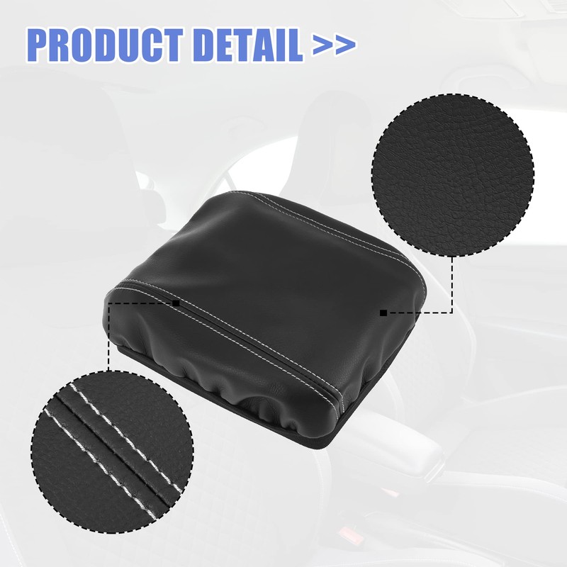X AUTOHAUX Car Center Console Lid Armrest Seat Box Cover