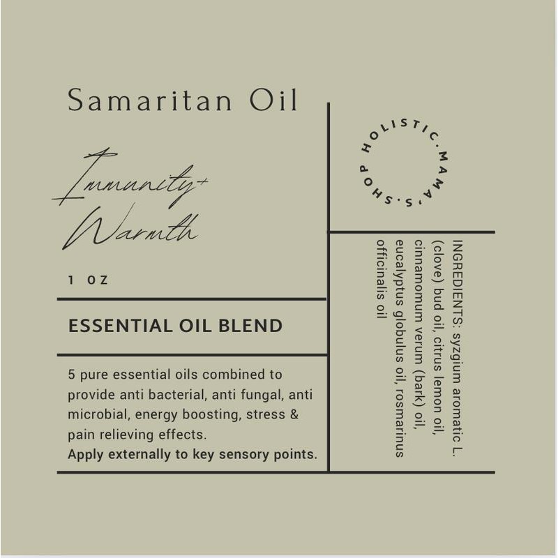 Concentrated Samaritan Essential Oil – 100% Pure Therapeutic Grade, 2oz