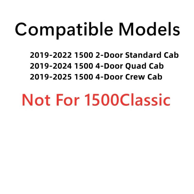 NAGD Fit 2019-2025 Ram Pickup 1500 Driver Left Side Front