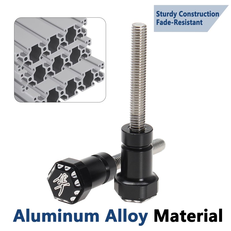 GIDIBII Front Seat Thumb Screws Bolts, Mount Screw Cap Compatible