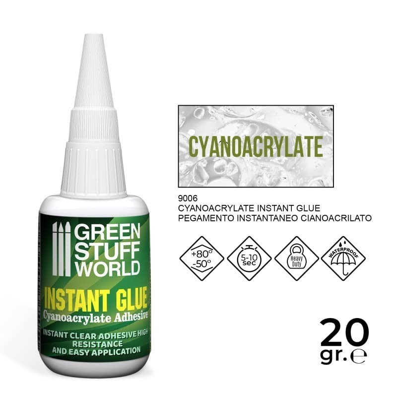 Green Stuff World Cyanoacrylate Super Glue Adhesive 20gr. 9006