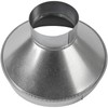 10" to 4" Inch Galvanized Steel Round Duct Reducer -