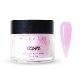 MakarttPro Acrylic Powder - 56g/2oz Nail Cover for Extension, Perfect for Professional Private Nail Technicians - Color: Blossom Beam