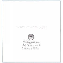 Unbranded REJOICE Image Arts Christmas Greeting Card w/ Envelope MG58