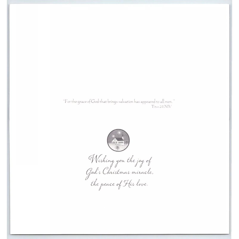 Unbranded REJOICE Image Arts Christmas Greeting Card w/ Envelope MG58