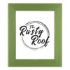 The Rusty Roof-18x24- Distressed Everly Leafy Green - Solid Wood-