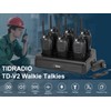 TIDRADIO Walkie Talkies Long Range Two Way Radios with 6-Way