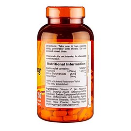 Holland & Barrett Holland & Barrett Vitamin C with Wild Rose HIPS 250 Caplets 1000mg