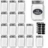 Rainforce 16 oz Mason Jars With Lids Regular Mouth 15