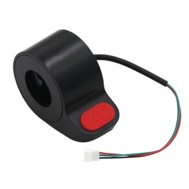 Electric Scooter Finger Throttle, Throttle Accelerator Accessories Replacement Finger Thumb Speed Throttle for M365 G30 Pro2 1S Electric Scooter(Red)
