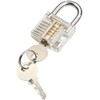 AGT Clear Lock: Clear Lock Picking Practice Lock with 2