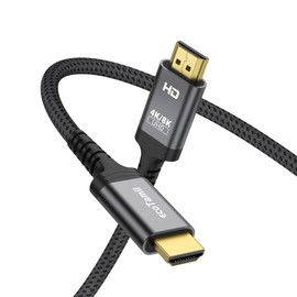 ecoTamil HDMI 2.1 Cable, 2M Ultra High Speed 48Gbps, 8K@60Hz/4K@120Hz, HDR10. Perfect for Business & Personal use | TVs, gaming consoles, PCs, and home entertainment systems and Camera.