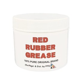 Red Rubber Grease 100% Pure Genuine, 57 gm / 2 oz., for Brake Caliper Piston Seals and Boots, Corrosion and Oxidation Resistant, Meets Lucas Girling TS-2-34-04 spec.