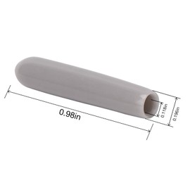 LUTER 100 pieces Dishwasher Rack Tine Prong Repair End Cover Caps Tip Caps Repair Tip Tine Kit Antirust?Gray