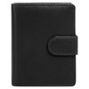 BAGAN Genuine Leather Women's Purse - 020884, black, Classic