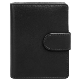 BAGAN Genuine Leather Women's Purse - 020884, black, Classic