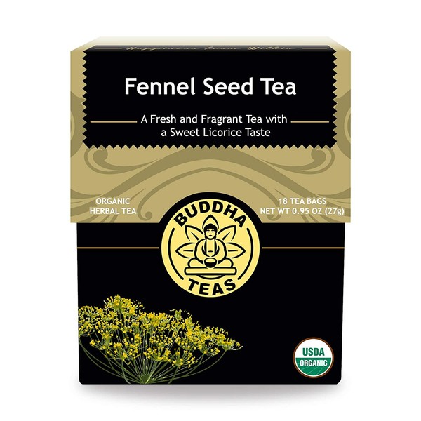 Buddha Teas Organic Fennel Seed Tea 18 Tea Bags