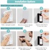 NICEME 1 x 300ml Plastic Soap Dispenser, Plastic Shampoo Dispenser