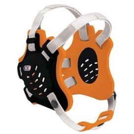 Cliff Keen Wrestling-Protective-Headgear F5 Tornado Headgear (Black/Orange/White, One Size)
