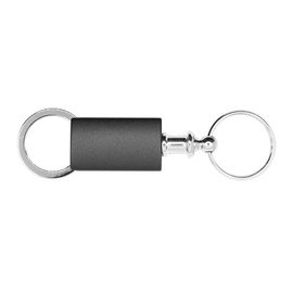 Au-TOMOTIVE GOLD Anodized Aluminum Valet Keychain for Toyota Highlander (Black)