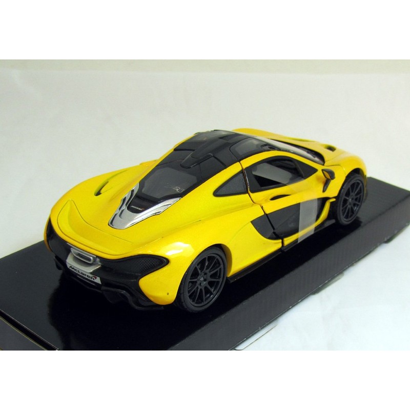 Model Car 1:24 McLaren P1 Yellow Metallic Black Motormax 79325