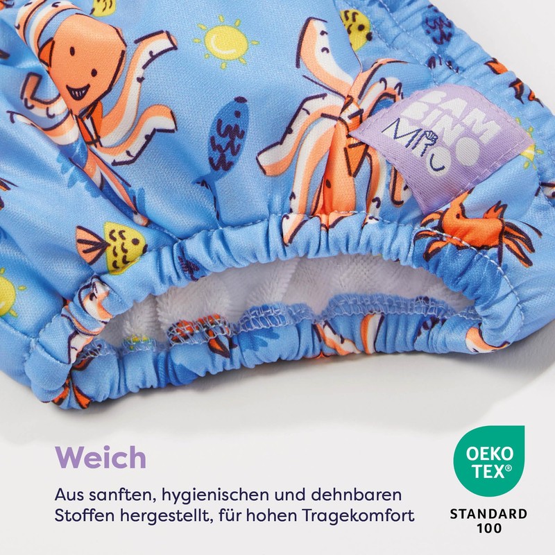 Bambino Mio, Revolutionary Reusable Swim Nappy Splash (6-12 Months)