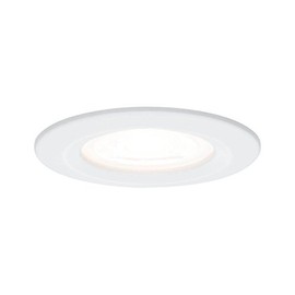 Paulmann Nova LED Recessed Light Round 6.5 W GU10 White IP44 Splash-Proof Set of 1 Rigid 3-Level Dimmable