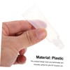 NOLITOY 10pcs Refillable Lip Gloss Tubes Transparent Lip Gloss Storage