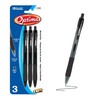 BAZIC Oil Gel Ink Retractable Pen Optima Black Color, 0.7
