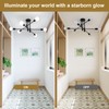DELIPOP Sputnik Light Fixture, Light Dining Room Light Fixture, Mid-Century