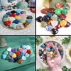 Tyrzol 20 Pcs Healing Crystals Natural Heart Stones Set Crystals