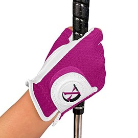 XEIRPRO Cool Skin Half Finger MESH Golf Gloves with Non Slip Floral PATRERN Palm Improves Slip Resistance.
