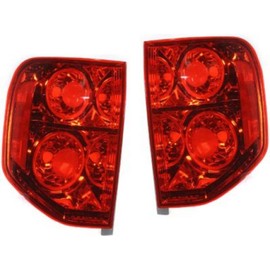 For Honda Pilot Tail Light Unit 2003 2004 2005 Pair Driver and Passenger Side For HO2800154 + HO2801154
