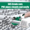 Professional PVC Pipe Cutter 2.5 inch (75mm), Heavy Duty Dark