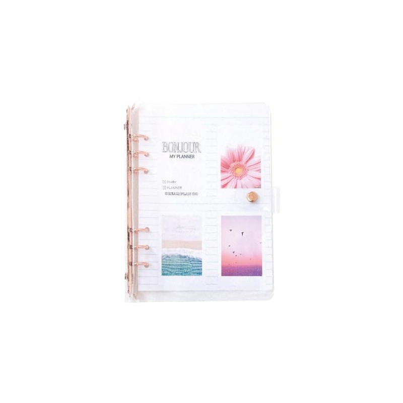 Modern Trading Binder A5 My Planner Binder Pink Gold 120630