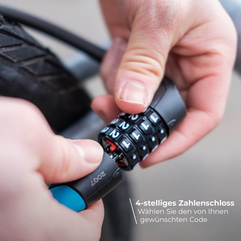 BBB Cycling CodeSafe BBL-35 Bike Lock, Black, 1cm x 150cm