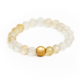 BERGERLIN Genuine Natural Stone Ring with Gold Pearl – Ring for Men and Women – Certification of Authenticity, Natural stone, natural stone