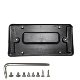 GZVKE Rear Tailgate Trunk Bumper License Plate Frame Mounting Kits Bracket Tag Holder Fits for Range Rover Sport Evoque LR2 LR3 LR4 Replace LR019327