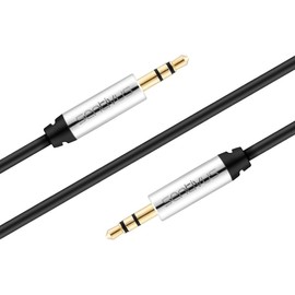 Sentivus 1 m Aux Cable, Audio Jack Cable 3.5 mm for iPhones, iPads, Smartphones, Tablet and Other Stereo Devices, Black