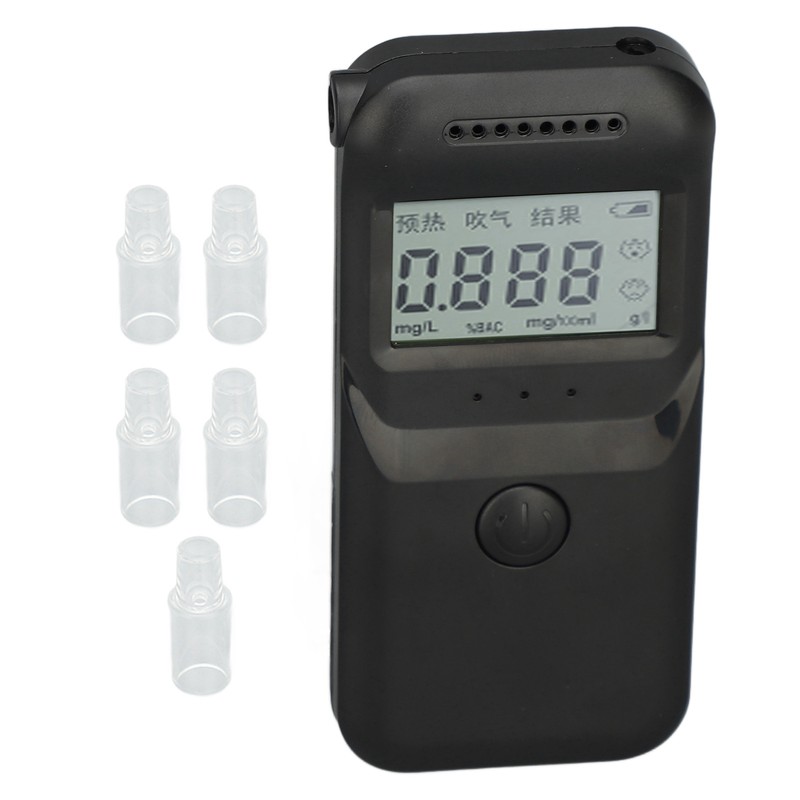 Digital Alcohol Checker Portable Breath Analyzer LCD Display High Accuracy