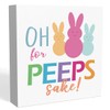 Rustic Easter Office Desk Decor - Cute for Peeps Sake
