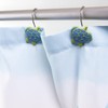 SKL Home Watercolor Ocean Shower Curtain Hooks (12-Pack), Multi