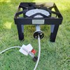 GASPRO 0-20 PSI Adjustable Propane Regulator with Braided Hose, High