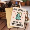 Obbyidk 24 Pack Humorous Christmas Cards Assortment, 12 Design Assorted