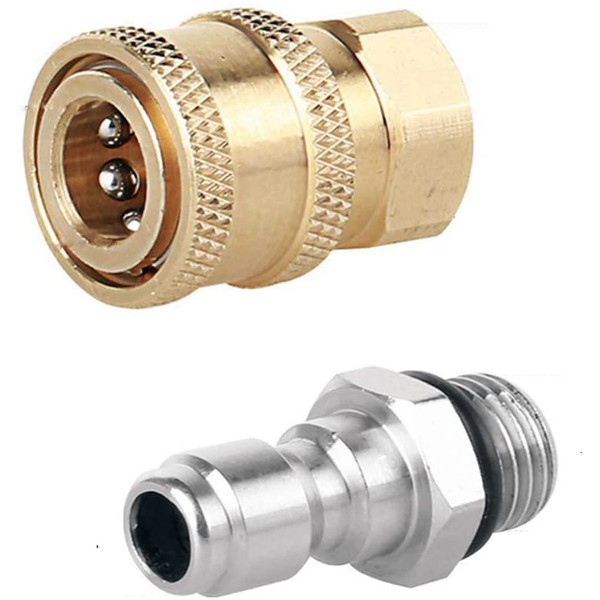 DUDUA 1/4 Quick Connector Pressure Washer Fittings M14 Male Threaded