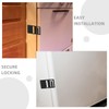 Alipis 2pcs Rv Refrigerator Door Prop Clips Secure Locking Mechanism