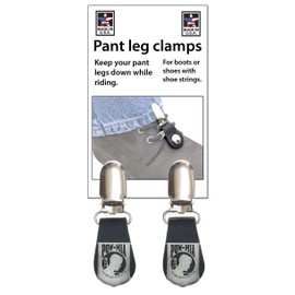 Boot Clip, Pant leg clamp, POW/MIA. (sold as pair)