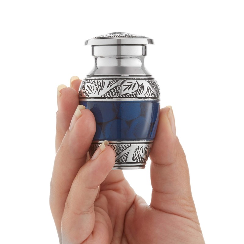 Reminded Small Cremation Urns for Human Ashes, Mini Keepsake Set