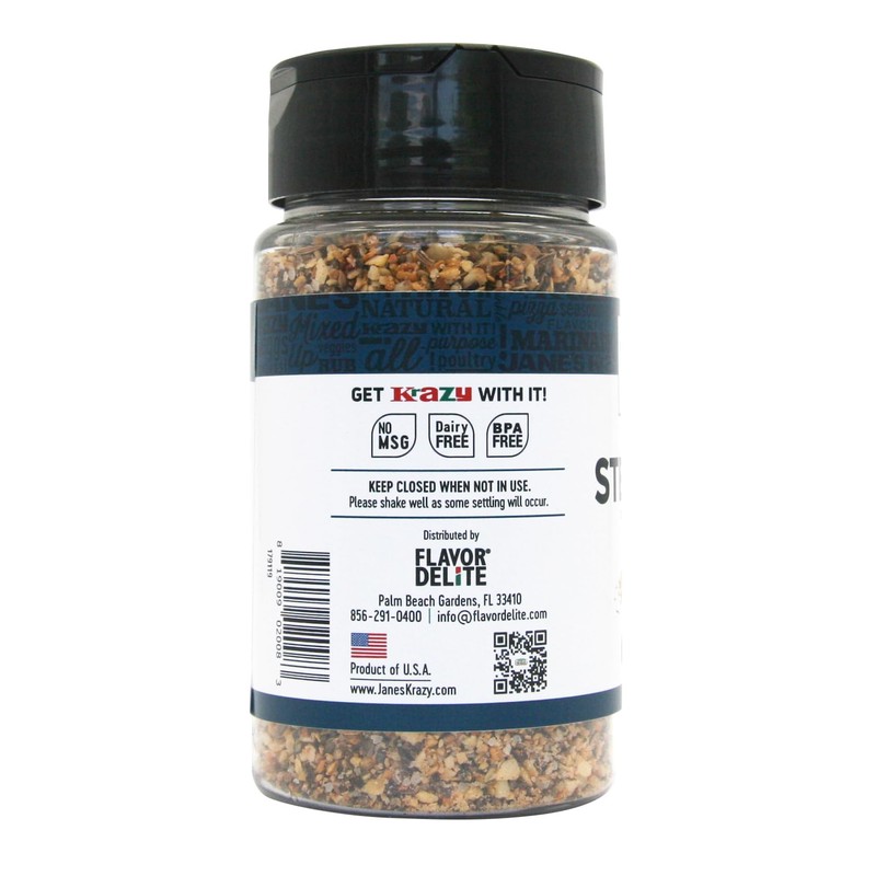 Jane's Krazy Seasonings Mixed-Up Steakhouse Seasoning, 4 Ounce
